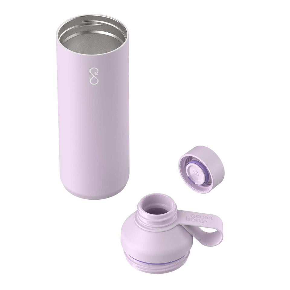 Borraccia Ocean Bottle Peak da 710 ml in acciaio inossidabile riciclato personalizzato con logo - Pubblienne