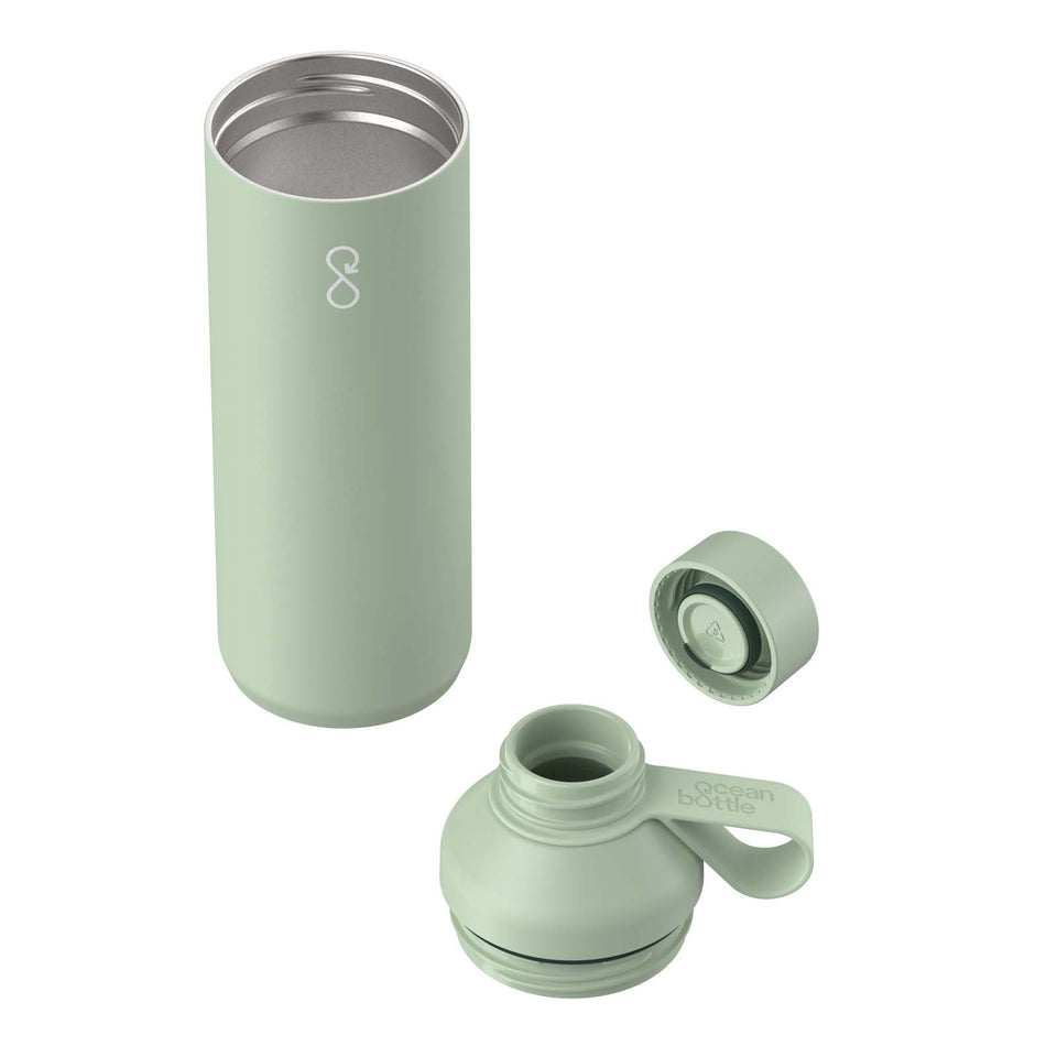 Borraccia Ocean Bottle Peak da 710 ml in acciaio inossidabile riciclato personalizzato con logo - Pubblienne