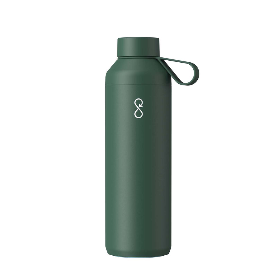 Borraccia Ocean Bottle Peak da 710 ml in acciaio inossidabile riciclato personalizzato con logo - Pubblienne