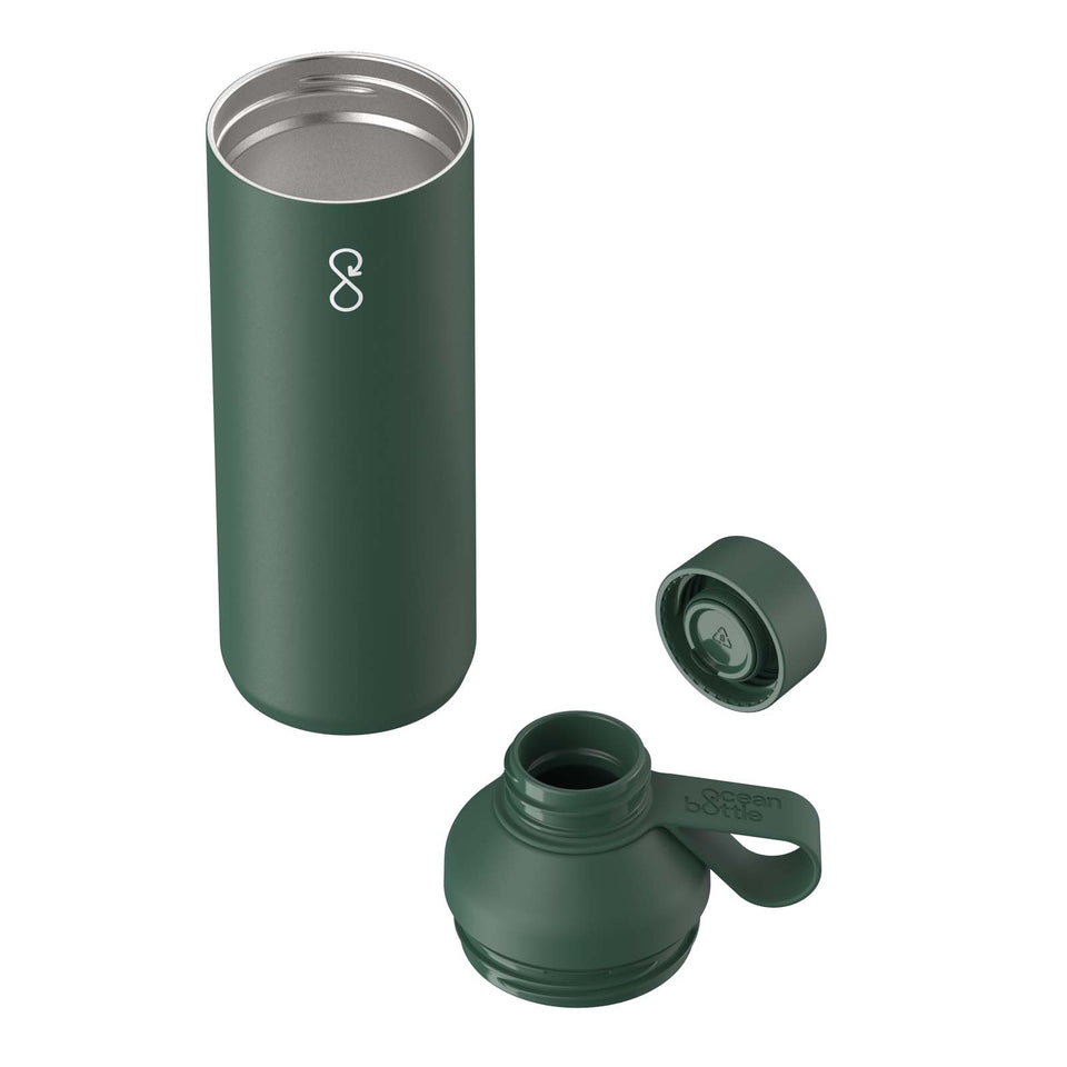 Borraccia Ocean Bottle Peak da 710 ml in acciaio inossidabile riciclato personalizzato con logo - Pubblienne