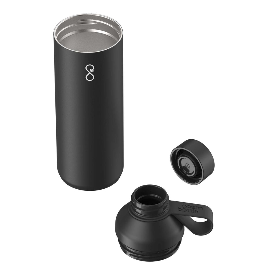 Borraccia Ocean Bottle Peak da 710 ml in acciaio inossidabile riciclato personalizzato con logo - Pubblienne