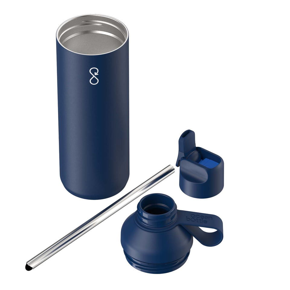 Ocean Bottle Peak GO 710 ml borraccia in acciaio inox riciclato personalizzato con logo - Pubblienne