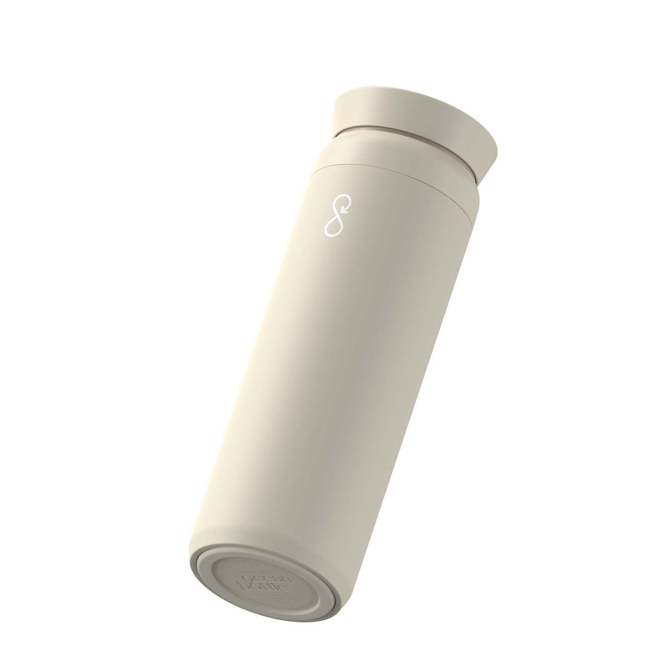 Ocean Bottle Peak Brew 590 ml, tumbler in acciaio inox riciclato personalizzato con logo - Pubblienne