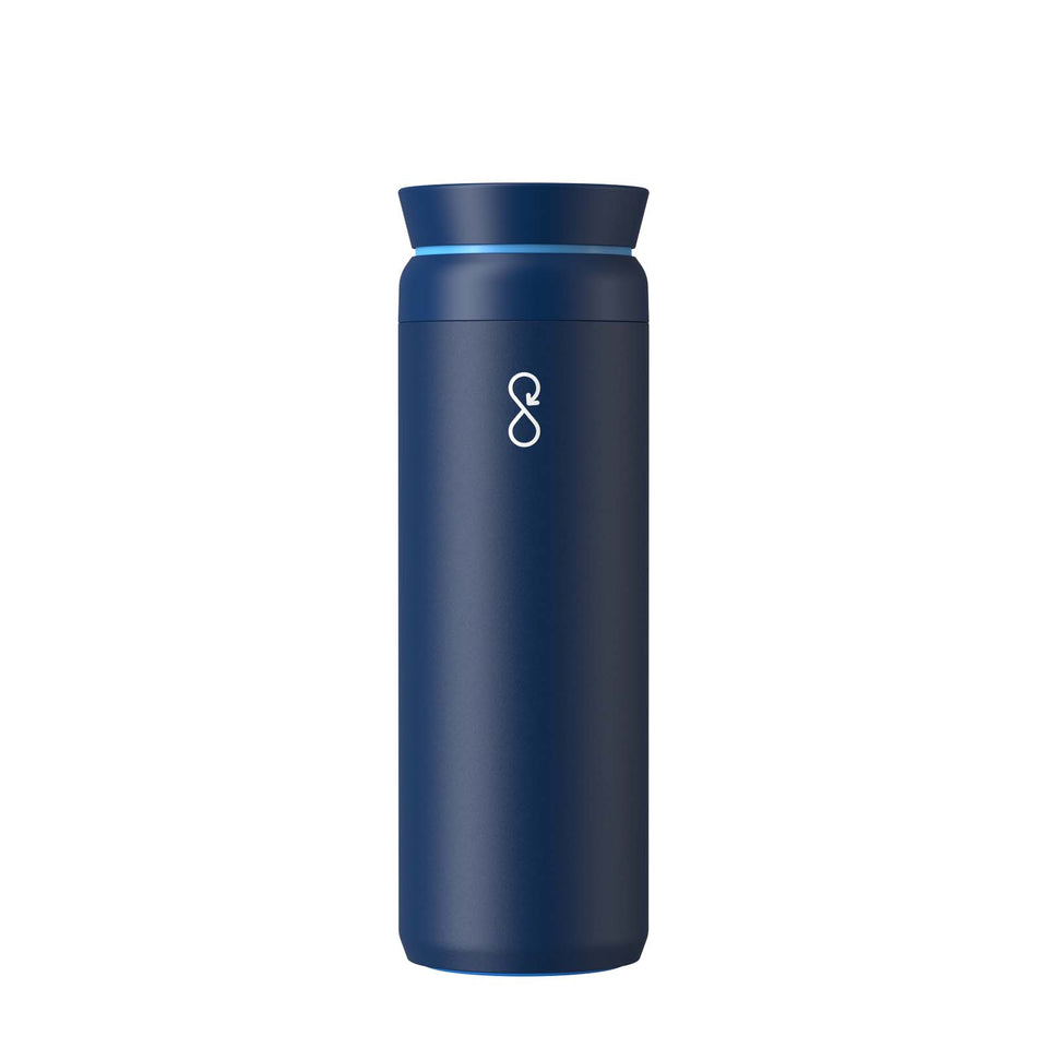 Ocean Bottle Peak Brew 590 ml, tumbler in acciaio inox riciclato personalizzato con logo - Pubblienne