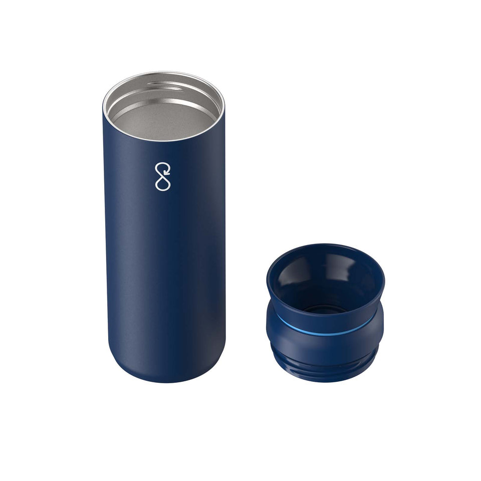 Ocean Bottle Peak Brew 590 ml, tumbler in acciaio inox riciclato personalizzato con logo - Pubblienne