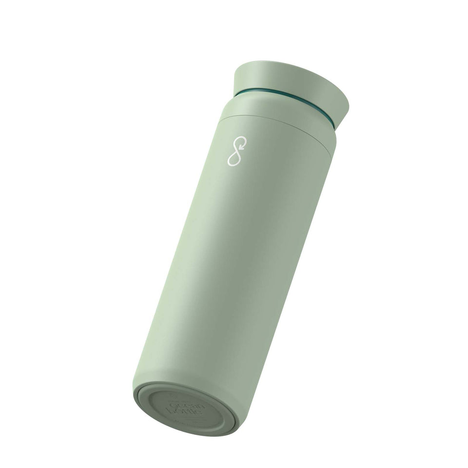 Ocean Bottle Peak Brew 590 ml, tumbler in acciaio inox riciclato personalizzato con logo - Pubblienne