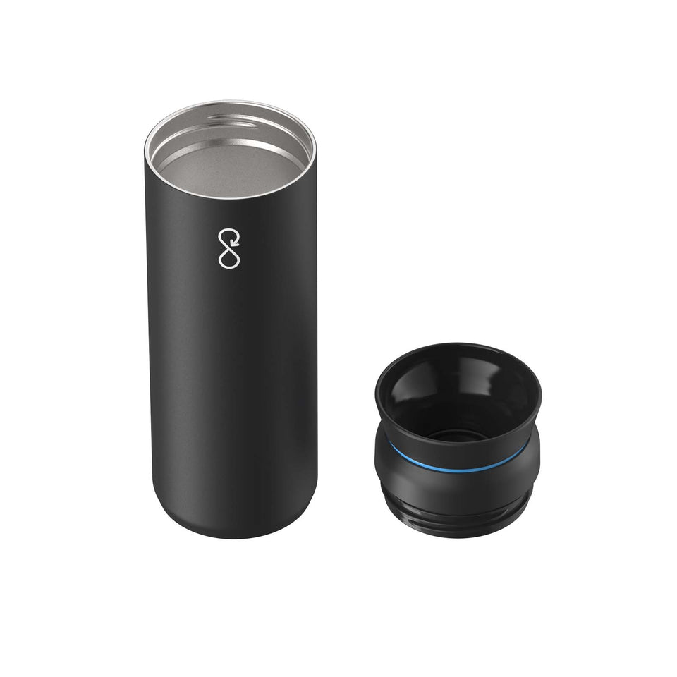 Ocean Bottle Peak Brew 590 ml, tumbler in acciaio inox riciclato personalizzato con logo - Pubblienne