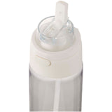 Borraccia in plastica riciclata RCS con tappo a doppia funzione e cannuccia a scatto da 700 ml Theron personalizzato con logo - Pubblienne