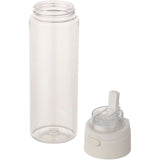 Borraccia in plastica riciclata RCS con tappo a doppia funzione e cannuccia a scatto da 700 ml Theron personalizzato con logo - Pubblienne