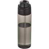 Borraccia in plastica riciclata RCS con tappo a doppia funzione e cannuccia a scatto da 700 ml Theron personalizzato con logo - Pubblienne