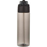 Borraccia in plastica riciclata RCS con tappo a doppia funzione e cannuccia a scatto da 700 ml Theron personalizzato con logo - Pubblienne