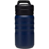 Borraccia sportiva in acciaio inossidabile a doppia parete riciclato RCS con cannuccia ribaltabile d 350 ml Knox personalizzato con logo - Pubblienne