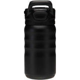 Borraccia sportiva in acciaio inossidabile a doppia parete riciclato RCS con cannuccia ribaltabile d 350 ml Knox personalizzato con logo - Pubblienne