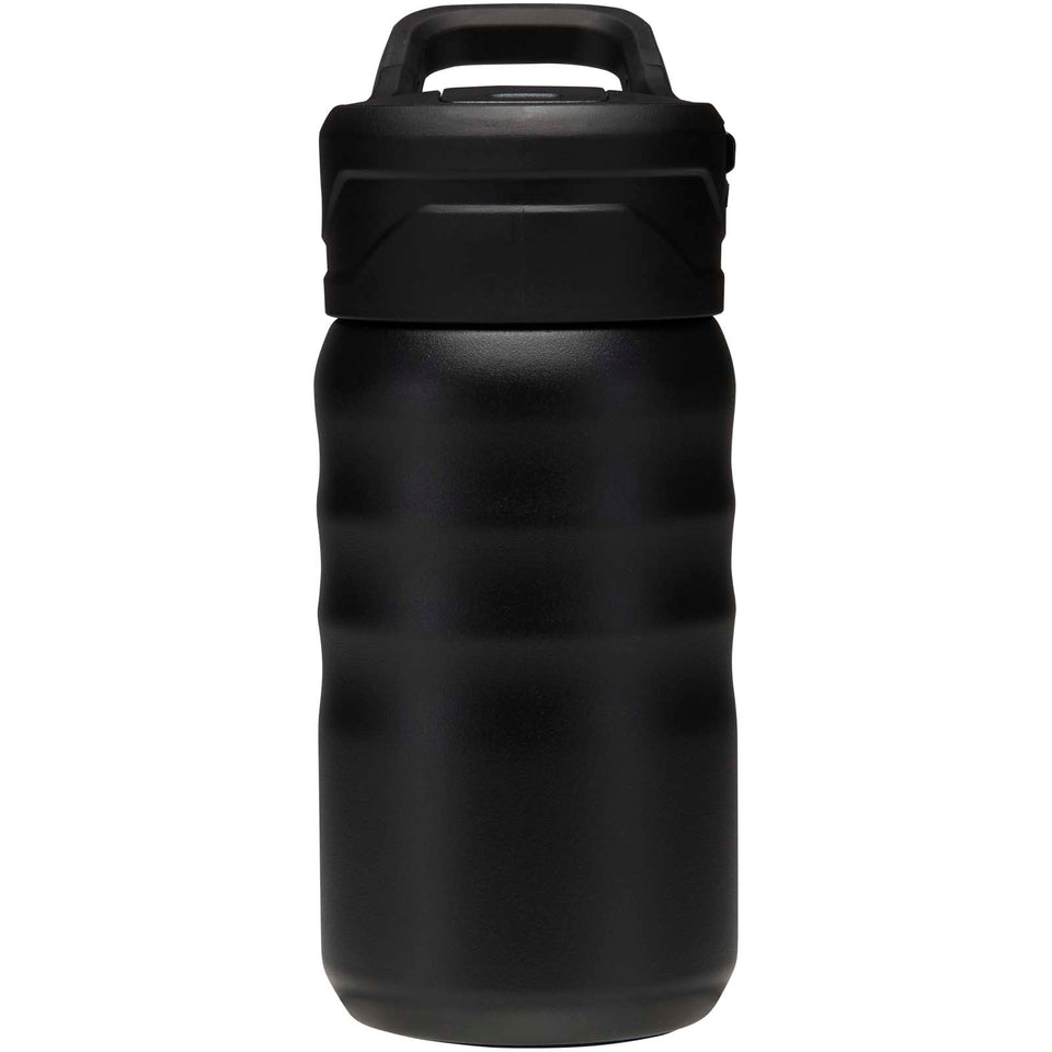Borraccia sportiva in acciaio inossidabile a doppia parete riciclato RCS con cannuccia ribaltabile d 350 ml Knox personalizzato con logo - Pubblienne