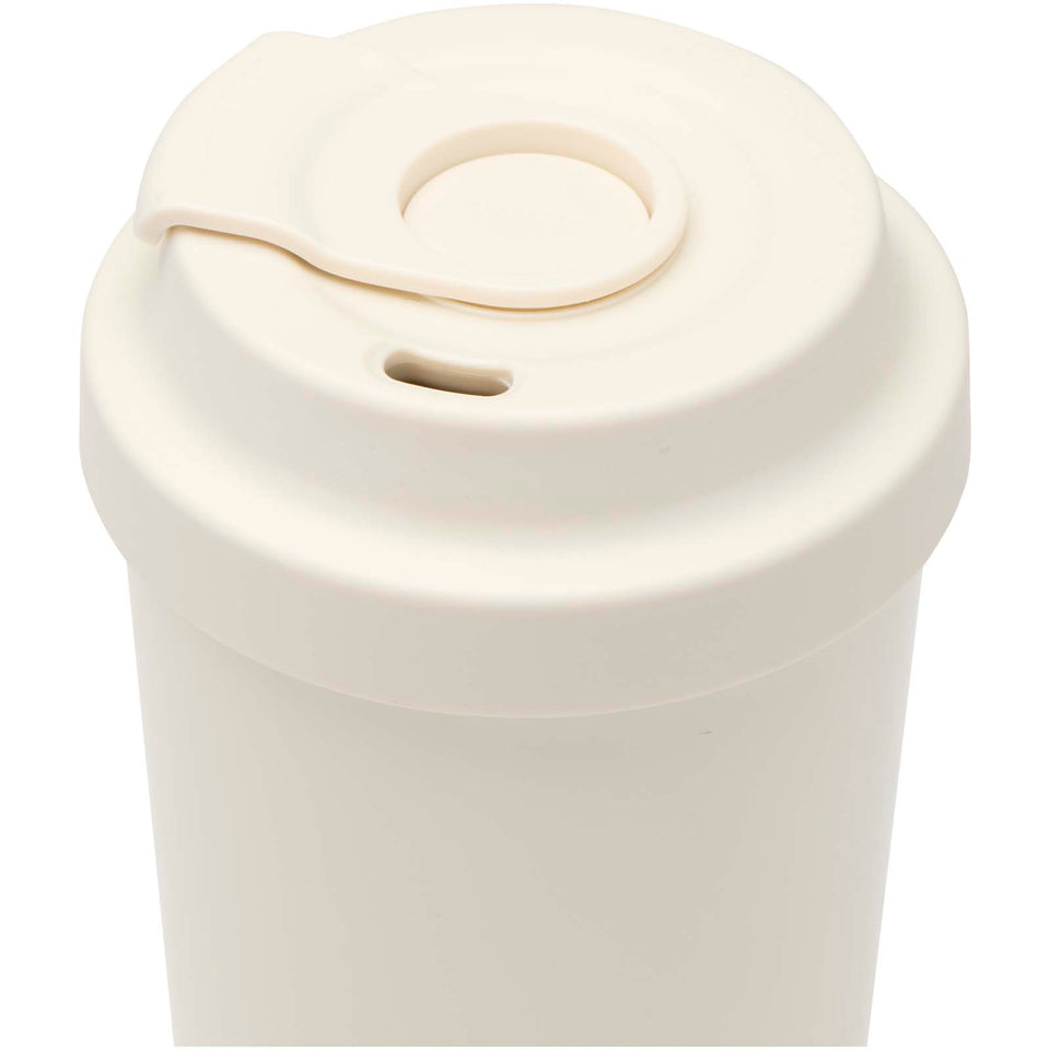Bicchiere termico da 480 ml in acciaio inossidabile riciclato RCS a doppia parete Hampton personalizzato con logo - Pubblienne