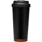 Bicchiere termico da 480 ml in acciaio inossidabile riciclato RCS a doppia parete Hampton personalizzato con logo - Pubblienne