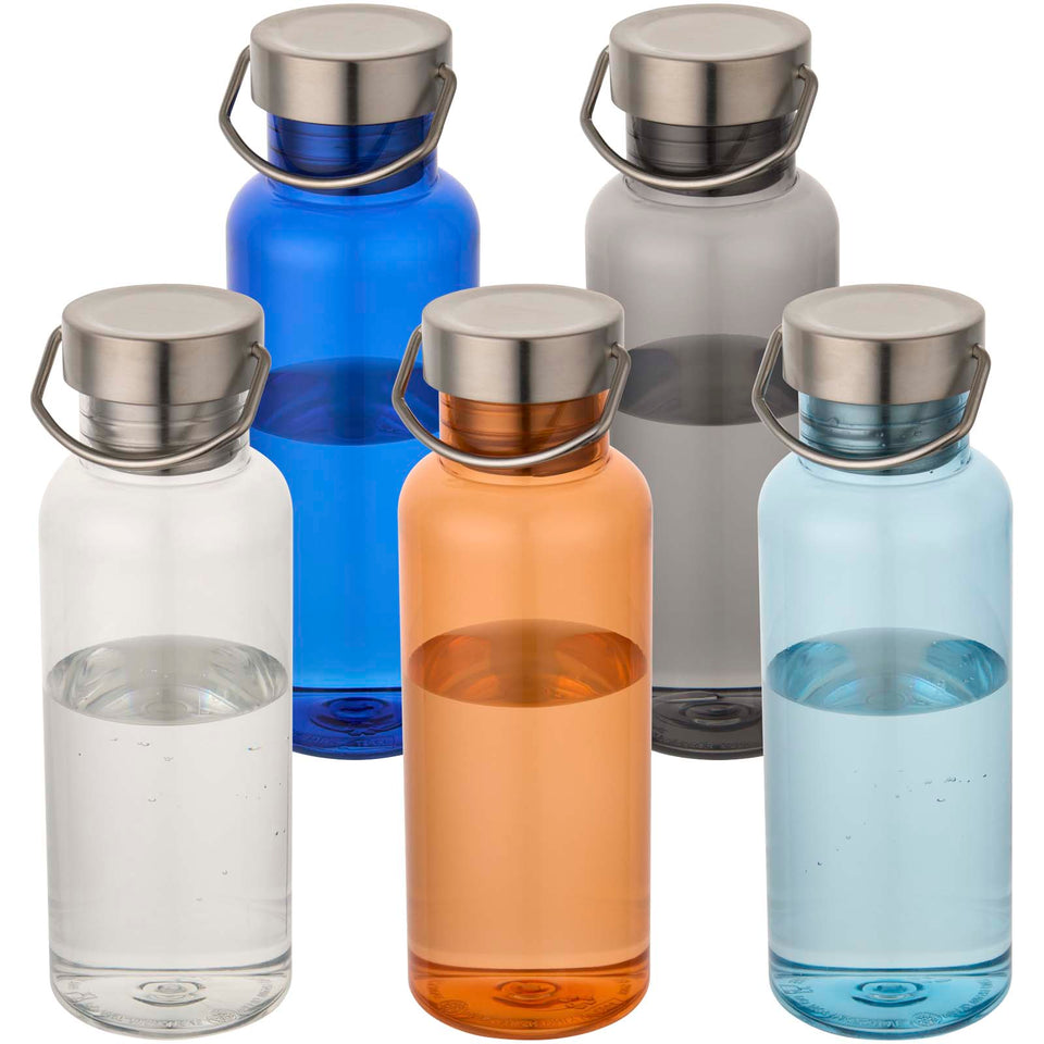 Borraccia in RPET riciclato RCS da 600 ml Thor personalizzato con logo - Pubblienne