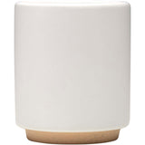 Tazza in ceramica impilabile con finitura opaca da 180 ml Camilla personalizzato con logo - Pubblienne