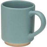 Tazza in ceramica impilabile con finitura opaca da 180 ml Camilla personalizzato con logo - Pubblienne