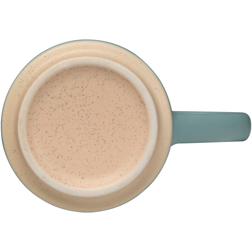 Tazza in ceramica impilabile con finitura opaca da 180 ml Camilla personalizzato con logo - Pubblienne