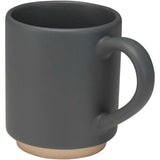 Tazza in ceramica impilabile con finitura opaca da 180 ml Camilla personalizzato con logo - Pubblienne