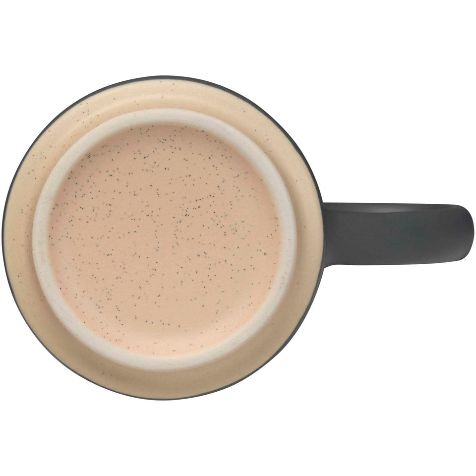 Tazza in ceramica impilabile con finitura opaca da 180 ml Camilla personalizzato con logo - Pubblienne