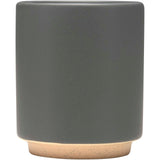 Tazza in ceramica impilabile con finitura opaca da 180 ml Camilla personalizzato con logo - Pubblienne