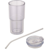Bicchiere in plastica a doppia parete da 480 ml Archer personalizzato con logo - Pubblienne
