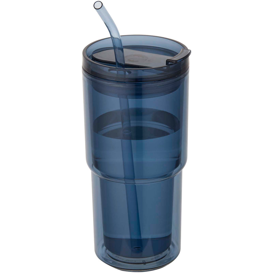 Bicchiere in plastica a doppia parete da 480 ml Archer personalizzato con logo - Pubblienne