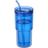 Bicchiere in plastica a doppia parete da 480 ml Archer personalizzato con logo - Pubblienne