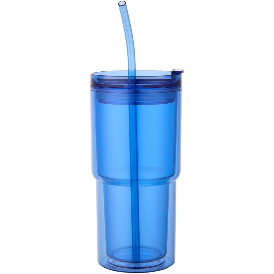 Bicchiere in plastica a doppia parete da 480 ml Archer personalizzato con logo - Pubblienne