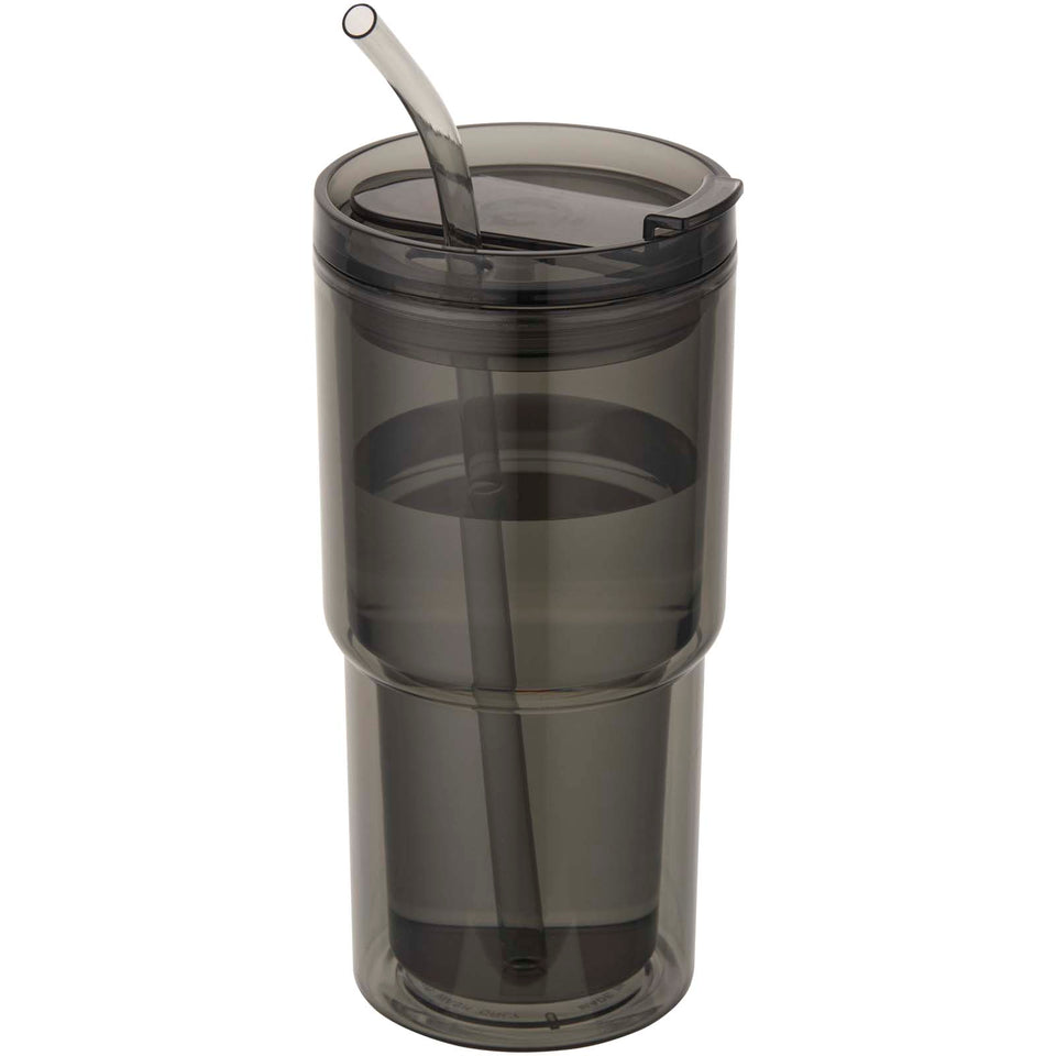 Bicchiere in plastica a doppia parete da 480 ml Archer personalizzato con logo - Pubblienne