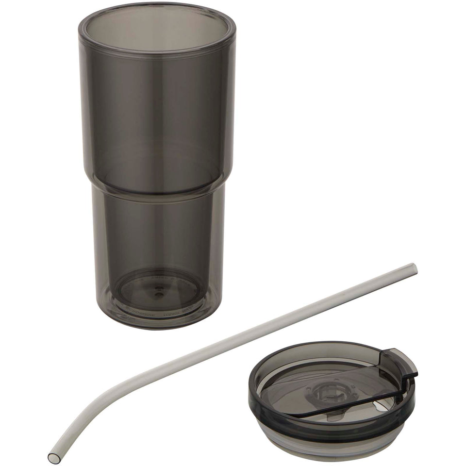 Bicchiere in plastica a doppia parete da 480 ml Archer personalizzato con logo - Pubblienne