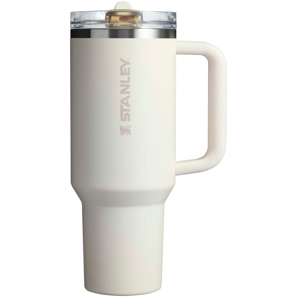 Bicchiere Stanley Quencher® ProTour da 1180 ml in acciaio inox riciclato isolato con cannuccia ribaltabile personalizzato con logo - Pubblienne