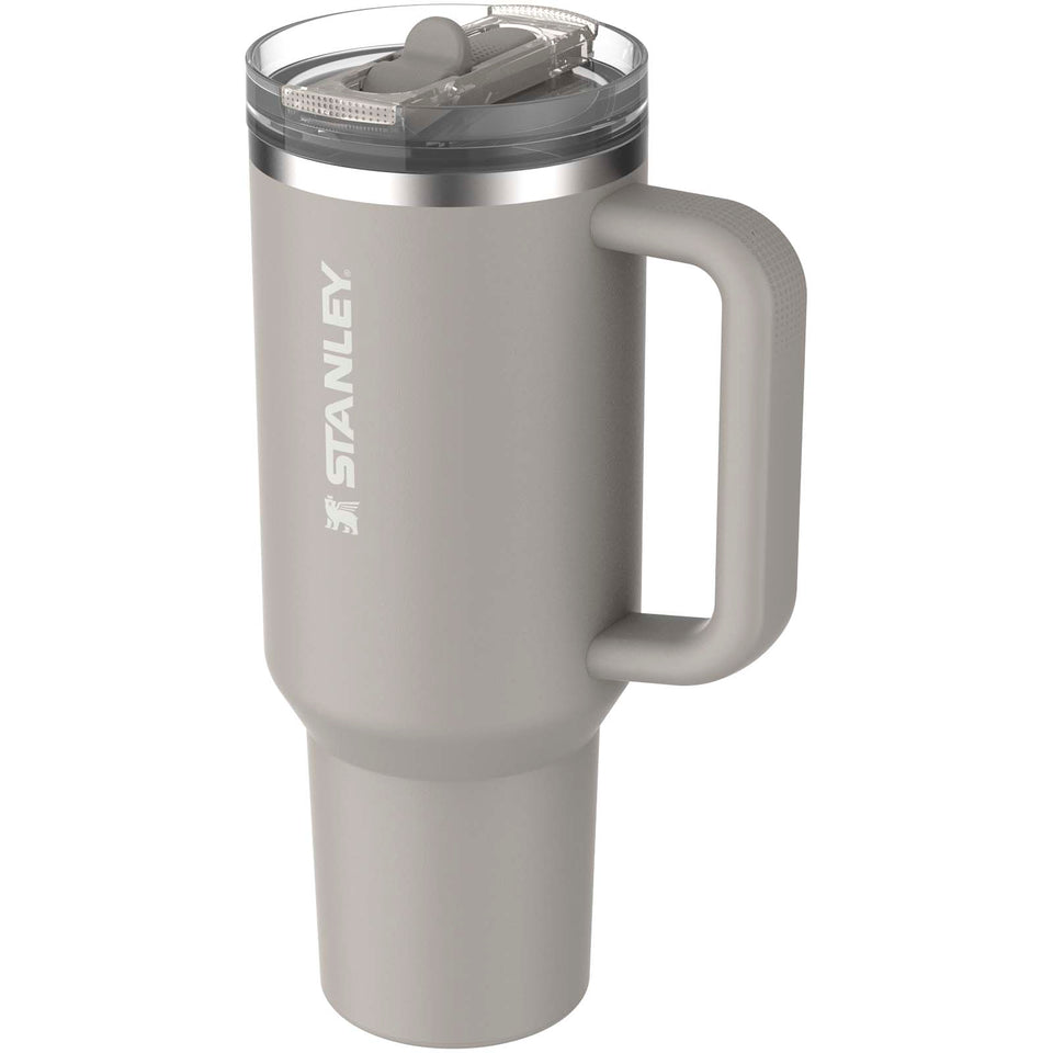Bicchiere Stanley Quencher® ProTour da 1180 ml in acciaio inox riciclato isolato con cannuccia ribaltabile personalizzato con logo - Pubblienne
