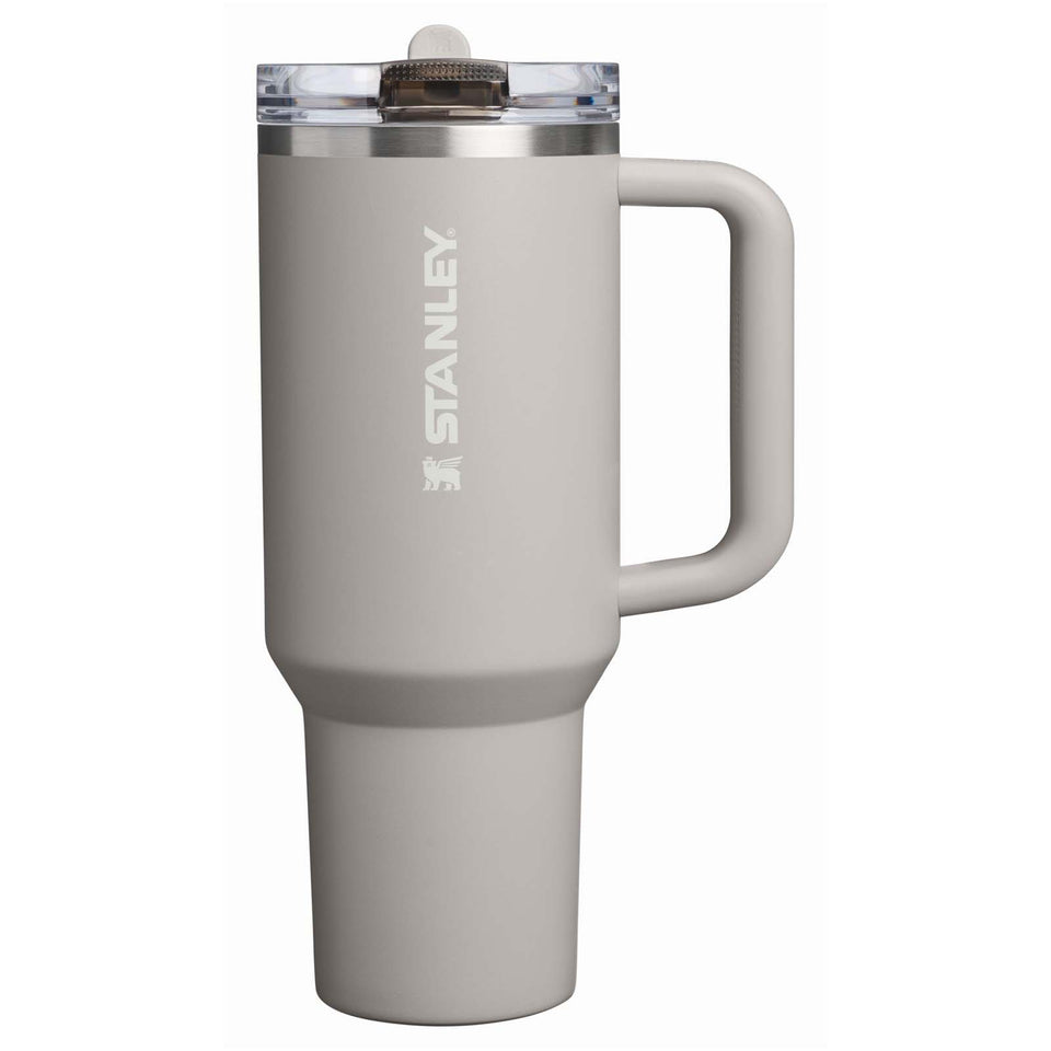 Bicchiere Stanley Quencher® ProTour da 1180 ml in acciaio inox riciclato isolato con cannuccia ribaltabile personalizzato con logo - Pubblienne