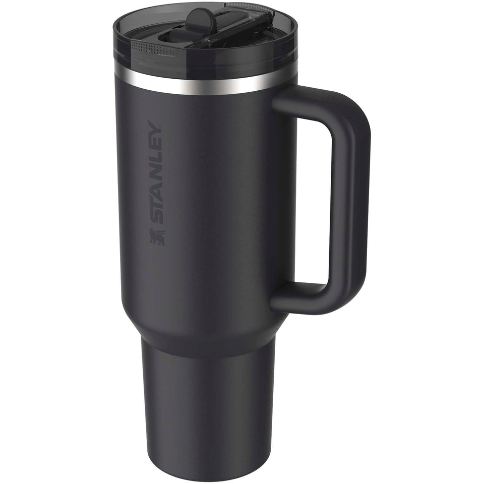 Bicchiere Stanley Quencher® ProTour da 1180 ml in acciaio inox riciclato isolato con cannuccia ribaltabile personalizzato con logo - Pubblienne