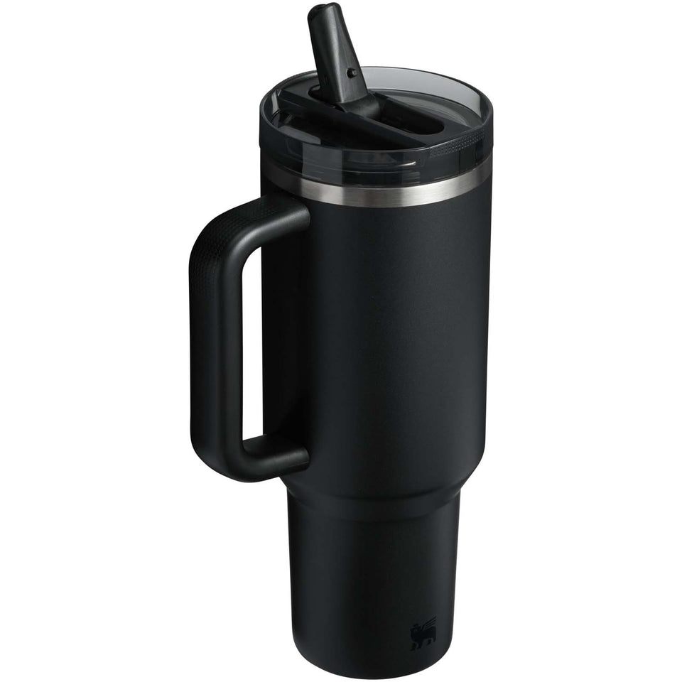 Bicchiere Stanley Quencher® ProTour da 1180 ml in acciaio inox riciclato isolato con cannuccia ribaltabile personalizzato con logo - Pubblienne