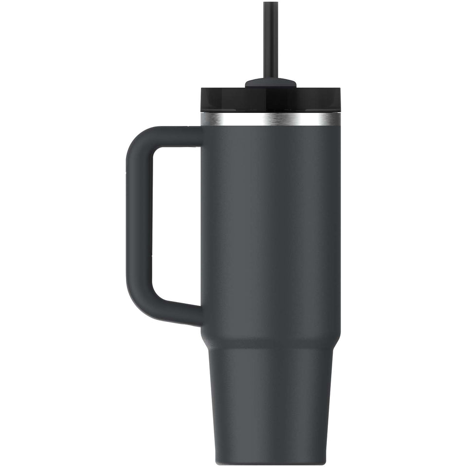 Bicchiere isolato Stanley Quencher® H2.0 FlowState™ 890 ml in acciaio inox riciclato personalizzato con logo - Pubblienne