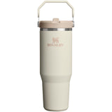 Bicchiere isolato Stanley IceFlow™ 2.0 da 890 ml in acciaio inox con cannuccia ribaltabile personalizzato con logo - Pubblienne