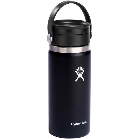 Bicchiere termico Hydro Flask Wide Mouth in acciaio inossidabile da 473 ml con tappo Flex Sip™ personalizzato con logo - Pubblienne