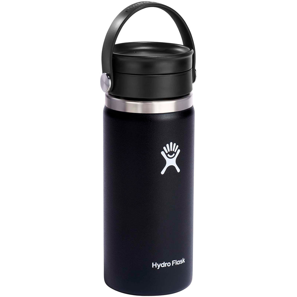 Bicchiere termico Hydro Flask Wide Mouth in acciaio inossidabile da 473 ml con tappo Flex Sip™ personalizzato con logo - Pubblienne