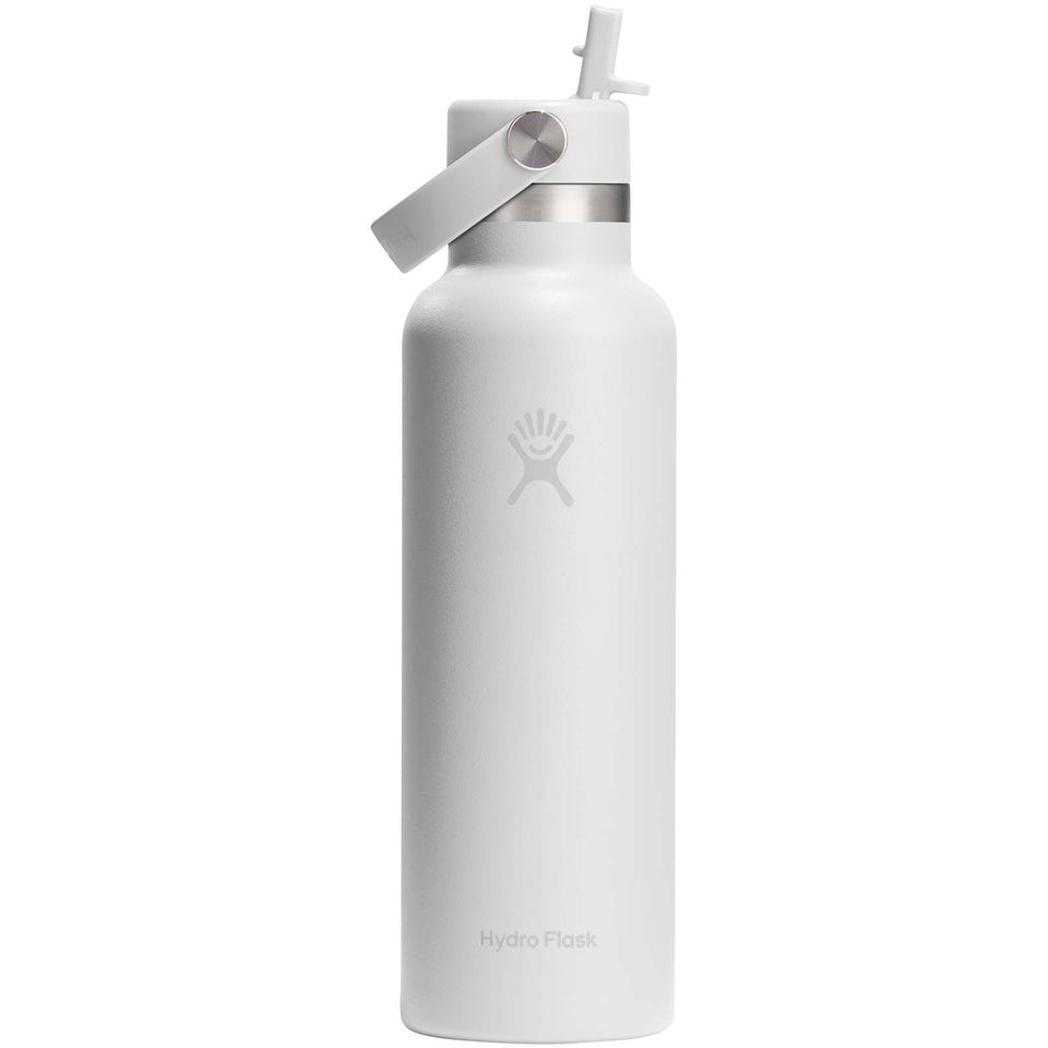 Borraccia Hydro Flask Standard Mouth da 621 ml in acciaio inossidabile con isolamento termico e tappo con cannuccia personalizzato con logo - Pubblienne