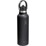 Borraccia Hydro Flask Standard Mouth da 621 ml in acciaio inossidabile con isolamento termico e tappo con cannuccia personalizzato con logo - Pubblienne