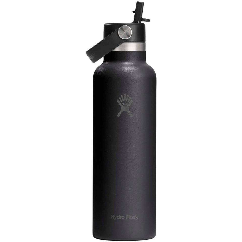 Borraccia Hydro Flask Standard Mouth da 621 ml in acciaio inossidabile con isolamento termico e tappo con cannuccia personalizzato con logo - Pubblienne
