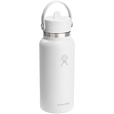 Borraccia termica Hydro Flask Wide Mouth da 946 ml in acciaio inossidabile e tappo con cannuccia personalizzato con logo - Pubblienne