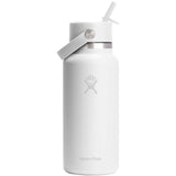 Borraccia termica Hydro Flask Wide Mouth da 946 ml in acciaio inossidabile e tappo con cannuccia personalizzato con logo - Pubblienne