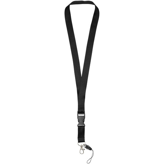 Lanyard porta cellulare Sagan con fibbia rimovibile personalizzato con logo - Pubblienne