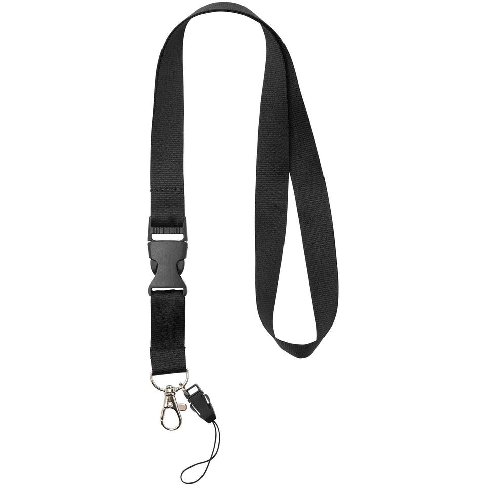 Lanyard porta cellulare Sagan con fibbia rimovibile personalizzato con logo - Pubblienne