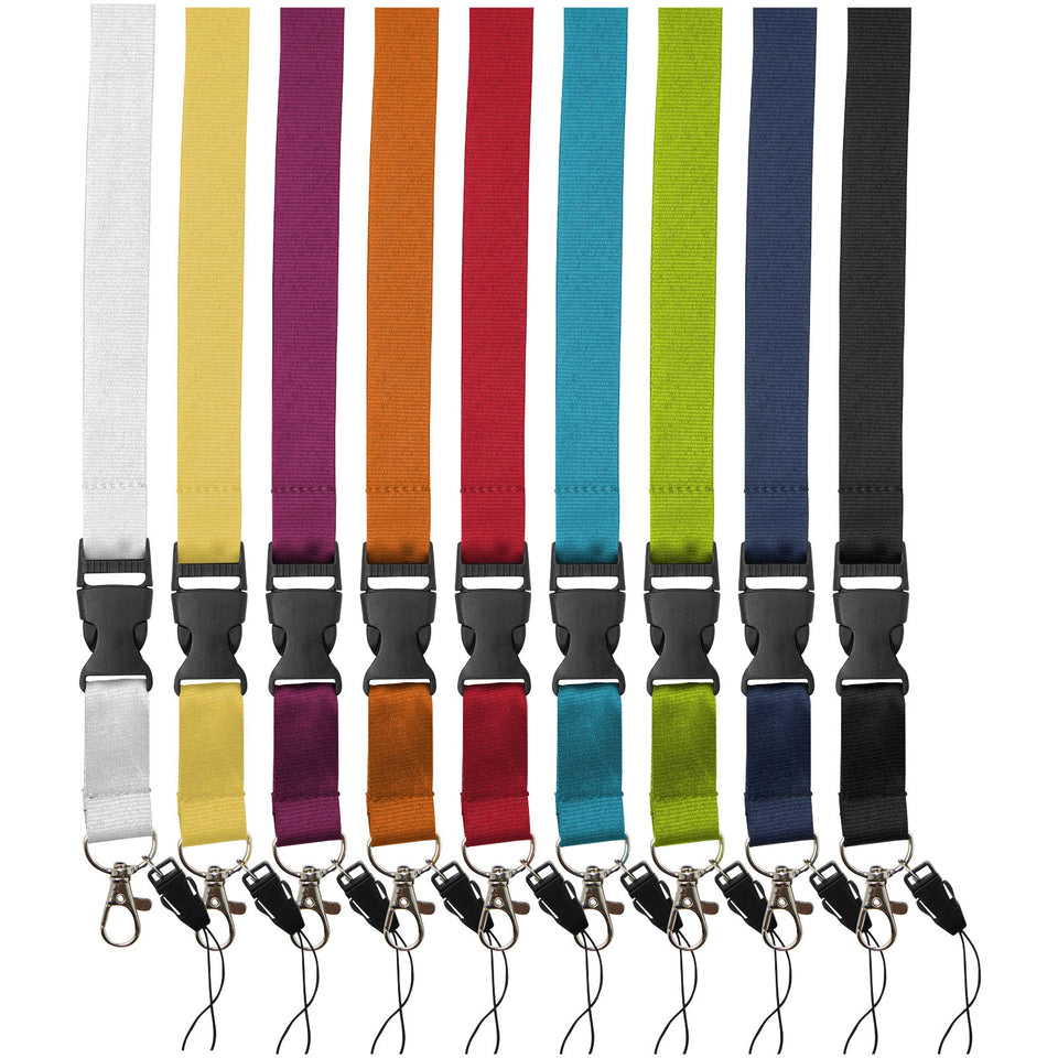 Lanyard porta cellulare Sagan con fibbia rimovibile personalizzato con logo - Pubblienne